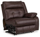Punch Up Power Reclining Sectional Loveseat with Console - Faith Furniture (Manhattan, KS)