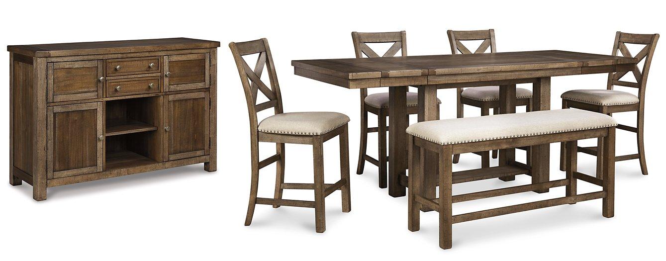 Moriville Counter Height Dining Set - Faith Furniture (Manhattan, KS)
