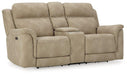 Next-Gen DuraPella Power Reclining Loveseat with Console - Faith Furniture (Manhattan, KS)