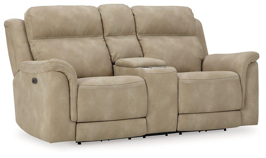 Next-Gen DuraPella Power Reclining Loveseat with Console - Faith Furniture (Manhattan, KS)