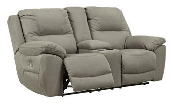 Next-Gen Gaucho Power Reclining Loveseat with Console - Faith Furniture (Manhattan, KS)
