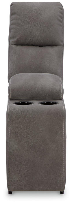 Next-Gen DuraPella Power Reclining Sectional Loveseat with Console - Faith Furniture (Manhattan, KS)