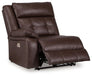 Punch Up Power Reclining Sectional Loveseat with Console - Faith Furniture (Manhattan, KS)