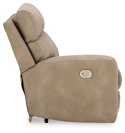 Next-Gen DuraPella Power Reclining Sectional Loveseat with Console - Faith Furniture (Manhattan, KS)