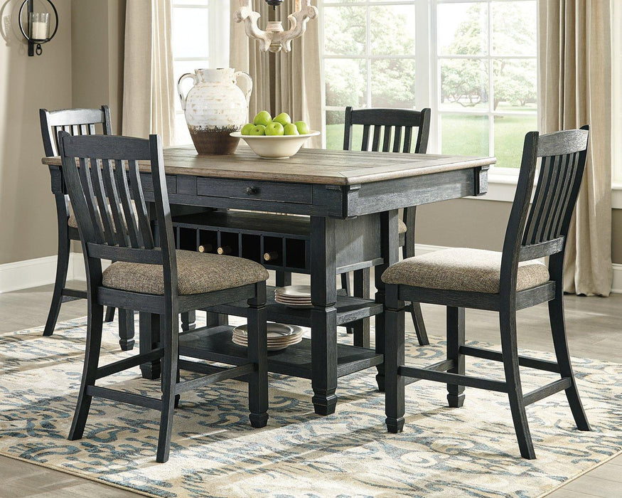 Tyler Creek Counter Height Dining Set - Faith Furniture (Manhattan, KS)