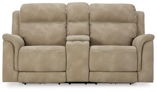 Next-Gen DuraPella Power Reclining Loveseat with Console - Faith Furniture (Manhattan, KS)