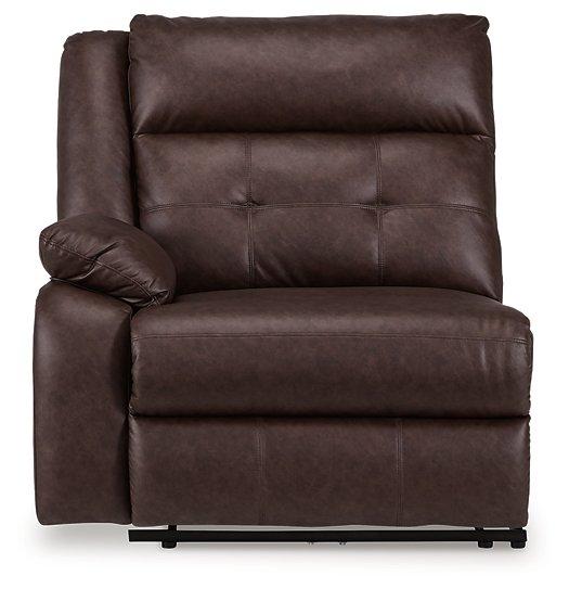 Punch Up Power Reclining Sectional Loveseat with Console - Faith Furniture (Manhattan, KS)