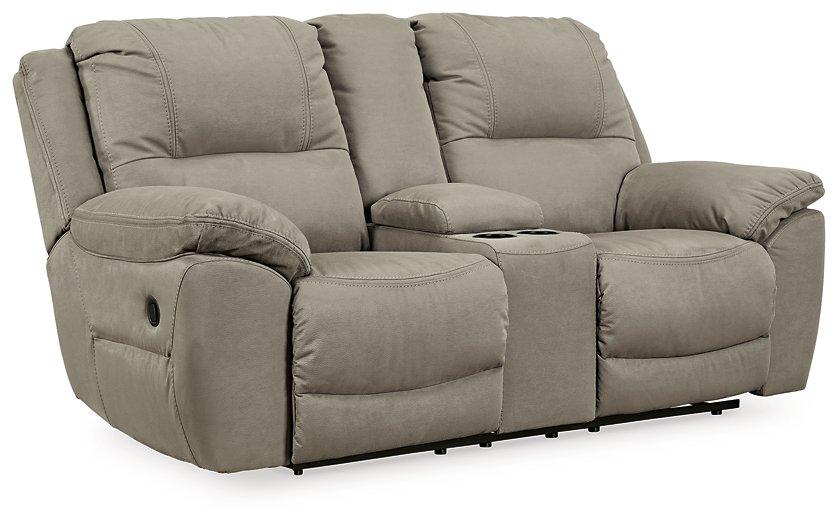 Next-Gen Gaucho Reclining Loveseat with Console - Faith Furniture (Manhattan, KS)