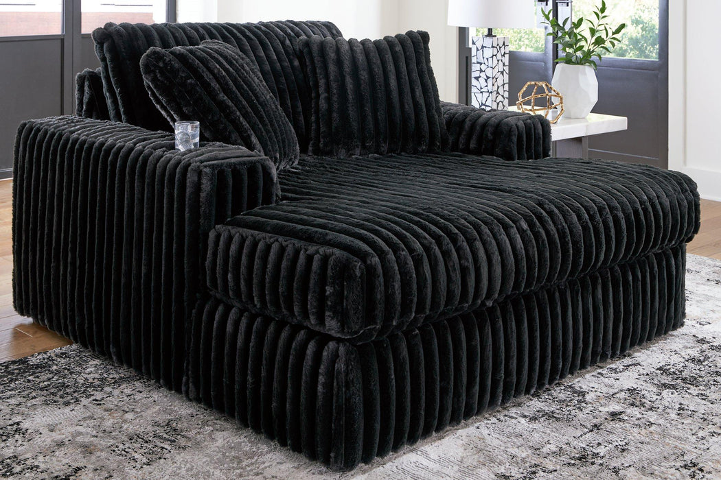 Midnight-Madness Oversized Chaise - Faith Furniture (Manhattan, KS)