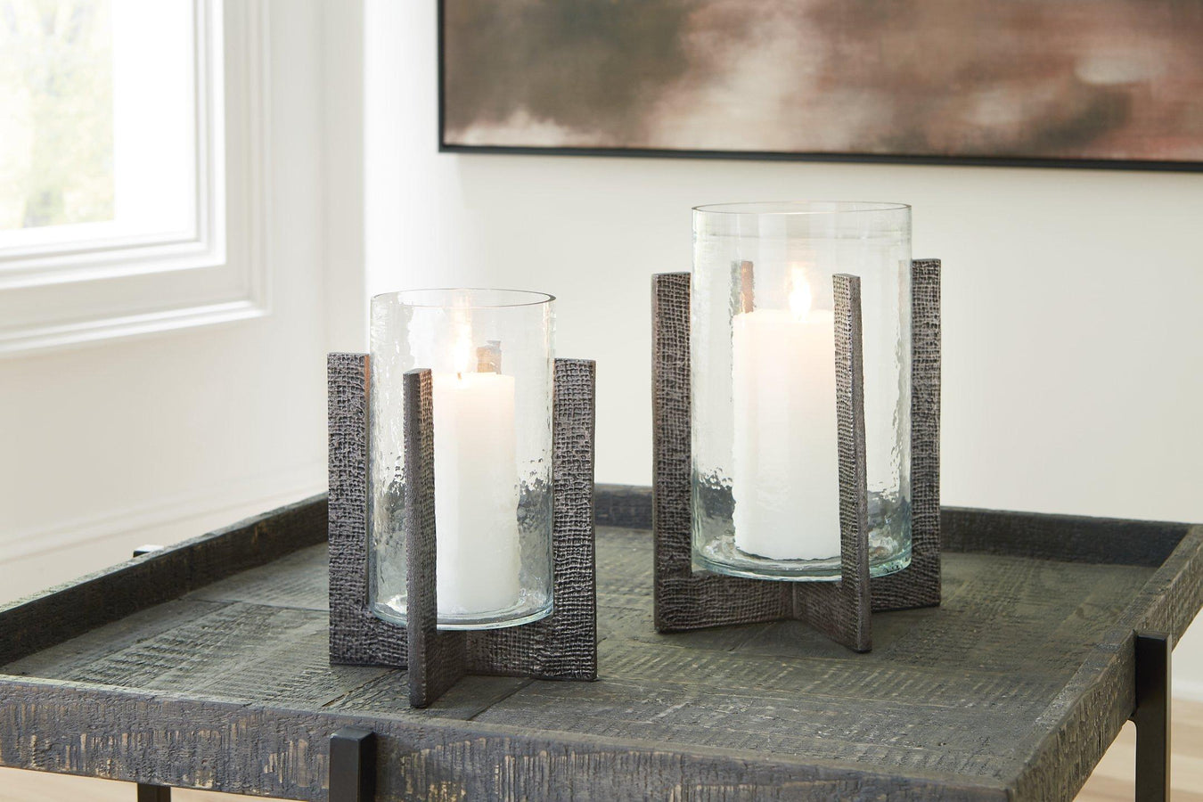 Clear/Pewter Finish