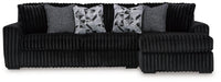 Midnight-Madness Sectional Sofa with Chaise - Faith Furniture (Manhattan, KS)