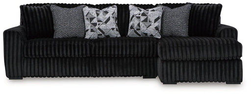 Midnight-Madness Sectional Sofa with Chaise - Faith Furniture (Manhattan, KS)