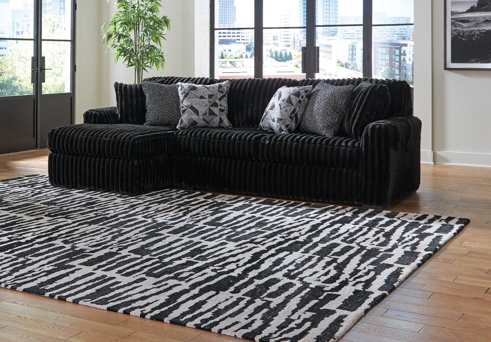 Midnight-Madness Sectional Sofa with Chaise - Faith Furniture (Manhattan, KS)