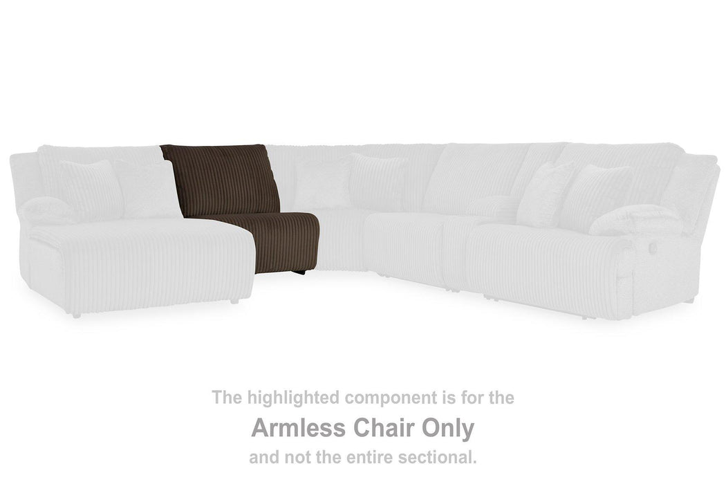 Top Tier Sectional Sofa Chaise - Faith Furniture (Manhattan, KS)