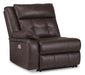 Punch Up Power Reclining Sectional Loveseat with Console - Faith Furniture (Manhattan, KS)