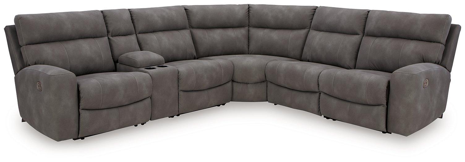Next-Gen DuraPella Power Reclining Sectional - Faith Furniture (Manhattan, KS)