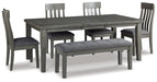 Hallanden Dining Room Set - Faith Furniture (Manhattan, KS)