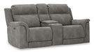 Next-Gen DuraPella Power Reclining Loveseat with Console - Faith Furniture (Manhattan, KS)