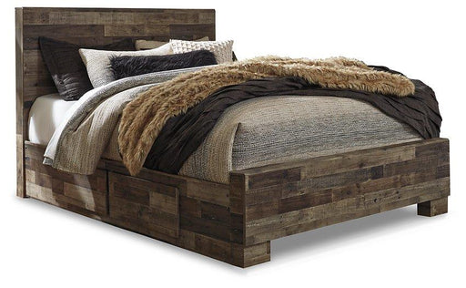 Derekson Bed with 2 Side Storage - Faith Furniture (Manhattan, KS)