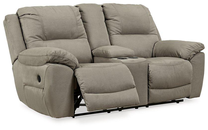 Next-Gen Gaucho Reclining Loveseat with Console - Faith Furniture (Manhattan, KS)