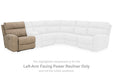 Next-Gen DuraPella Power Reclining Sectional Loveseat - Faith Furniture (Manhattan, KS)