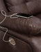 Punch Up Power Reclining Sectional Loveseat with Console - Faith Furniture (Manhattan, KS)
