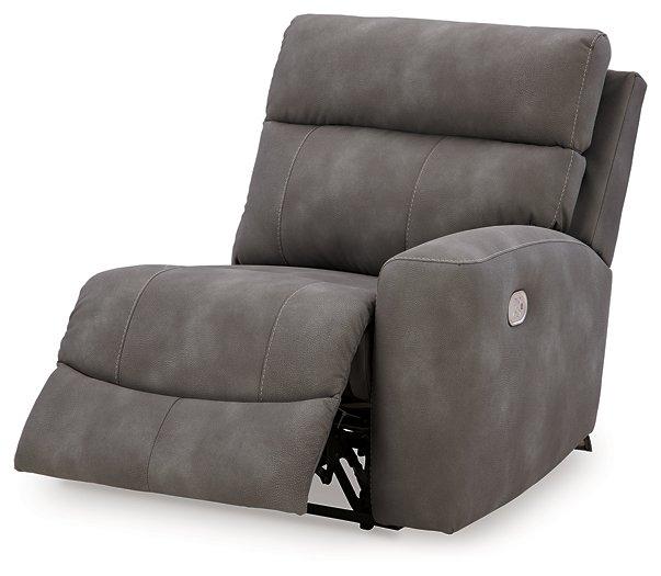 Next-Gen DuraPella Power Reclining Sectional Loveseat - Faith Furniture (Manhattan, KS)