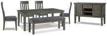 Hallanden Dining Room Set - Faith Furniture (Manhattan, KS)