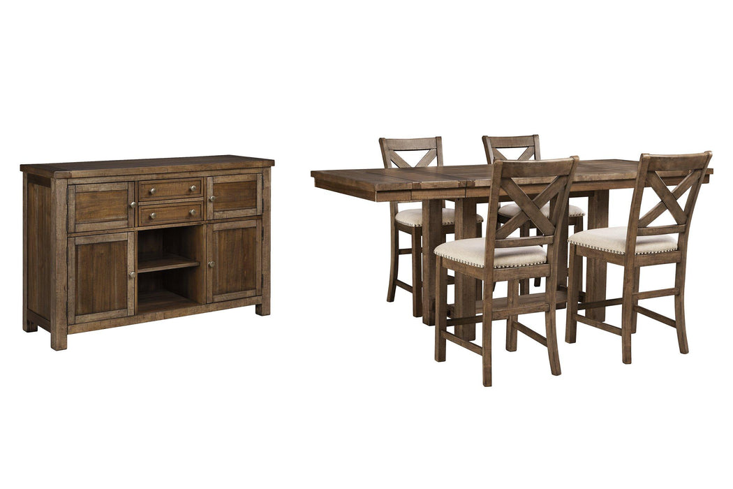 Moriville Counter Height Dining Set - Faith Furniture (Manhattan, KS)