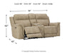 Next-Gen DuraPella Power Reclining Loveseat with Console - Faith Furniture (Manhattan, KS)