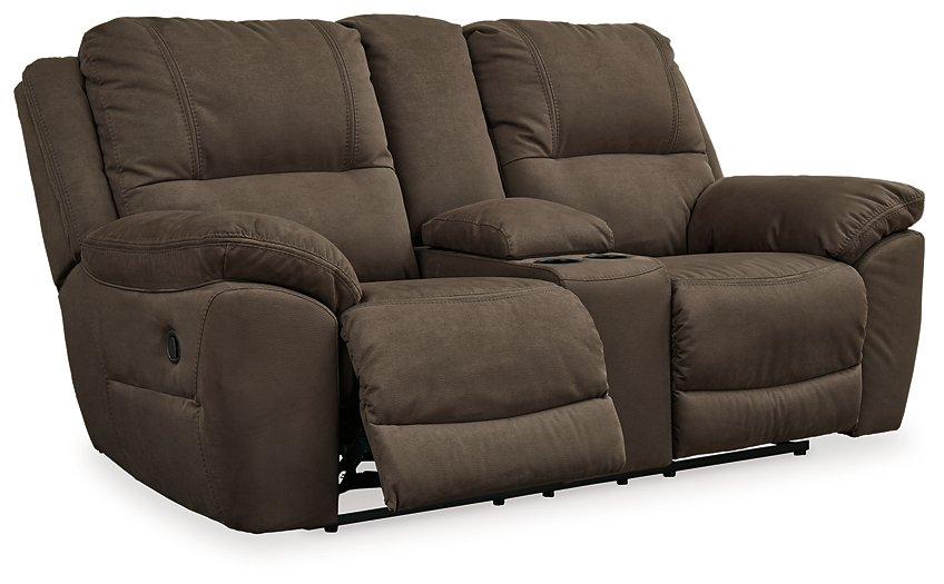 Next-Gen Gaucho Reclining Loveseat with Console - Faith Furniture (Manhattan, KS)