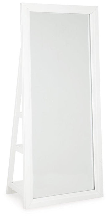 Evesen Floor Standing Mirror/Storage - Faith Furniture (Manhattan, KS)