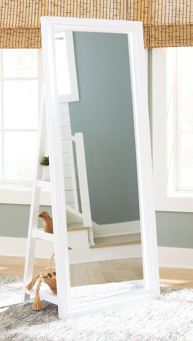 Evesen Floor Standing Mirror/Storage - Faith Furniture (Manhattan, KS)