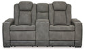 Next-Gen DuraPella Power Reclining Loveseat with Console - Faith Furniture (Manhattan, KS)