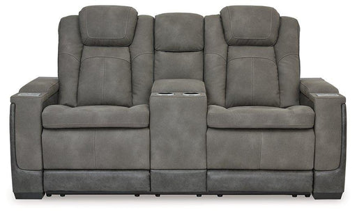 Next-Gen DuraPella Power Reclining Loveseat with Console - Faith Furniture (Manhattan, KS)