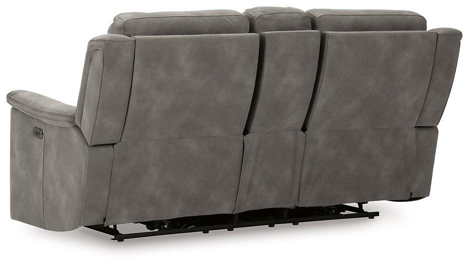 Next-Gen DuraPella Power Reclining Loveseat with Console - Faith Furniture (Manhattan, KS)