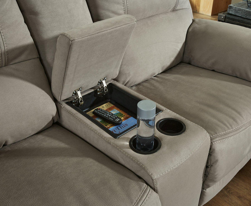Next-Gen Gaucho Power Reclining Loveseat with Console - Faith Furniture (Manhattan, KS)
