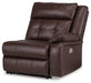 Punch Up Power Reclining Sectional Loveseat with Console - Faith Furniture (Manhattan, KS)