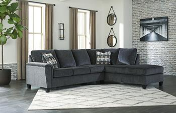 Abinger 2-Piece Sectional with Chaise - Faith Furniture (Manhattan, KS)