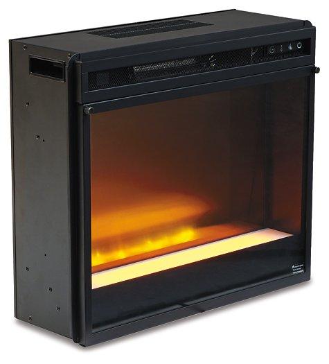 Wildenauer 76" TV Stand with Electric Fireplace - Faith Furniture (Manhattan, KS)