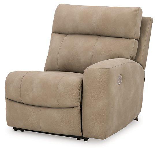 Next-Gen DuraPella Power Reclining Sectional Loveseat with Console - Faith Furniture (Manhattan, KS)