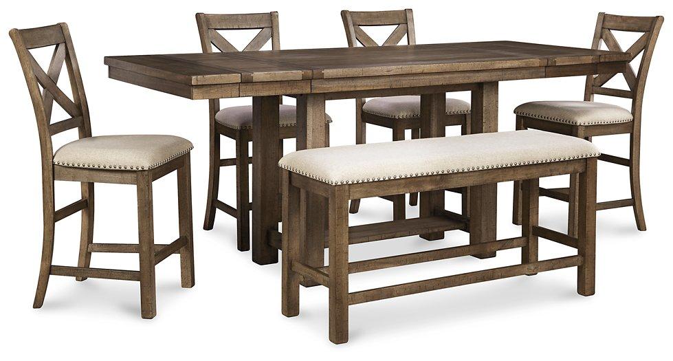 Moriville Counter Height Dining Set - Faith Furniture (Manhattan, KS)