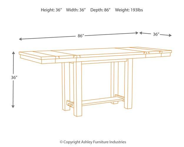 Moriville Counter Height Dining Set - Faith Furniture (Manhattan, KS)