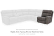 Next-Gen DuraPella Power Reclining Sectional Loveseat with Console - Faith Furniture (Manhattan, KS)