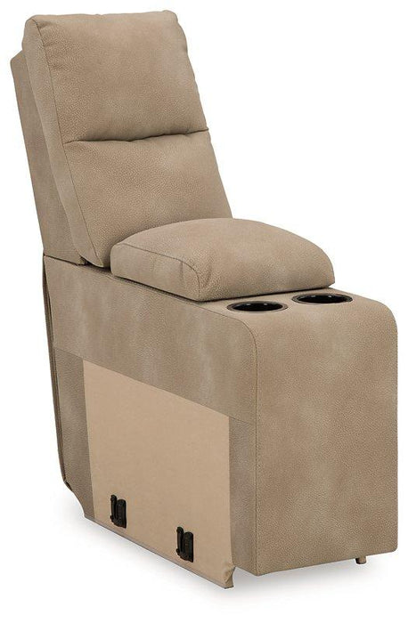 Next-Gen DuraPella Power Reclining Sectional Loveseat with Console - Faith Furniture (Manhattan, KS)