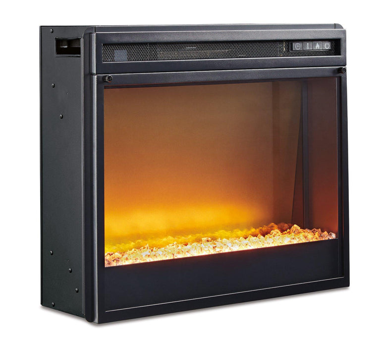Wildenauer 76" TV Stand with Electric Fireplace - Faith Furniture (Manhattan, KS)
