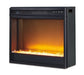 Wildenauer 76" TV Stand with Electric Fireplace - Faith Furniture (Manhattan, KS)