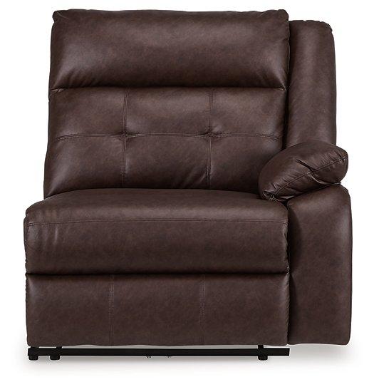 Punch Up Power Reclining Sectional Loveseat with Console - Faith Furniture (Manhattan, KS)