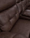 Punch Up Power Reclining Sectional Loveseat with Console - Faith Furniture (Manhattan, KS)