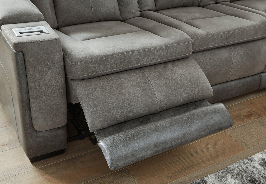 Next-Gen DuraPella Power Reclining Loveseat with Console - Faith Furniture (Manhattan, KS)